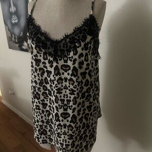 Never worn lace trim cami